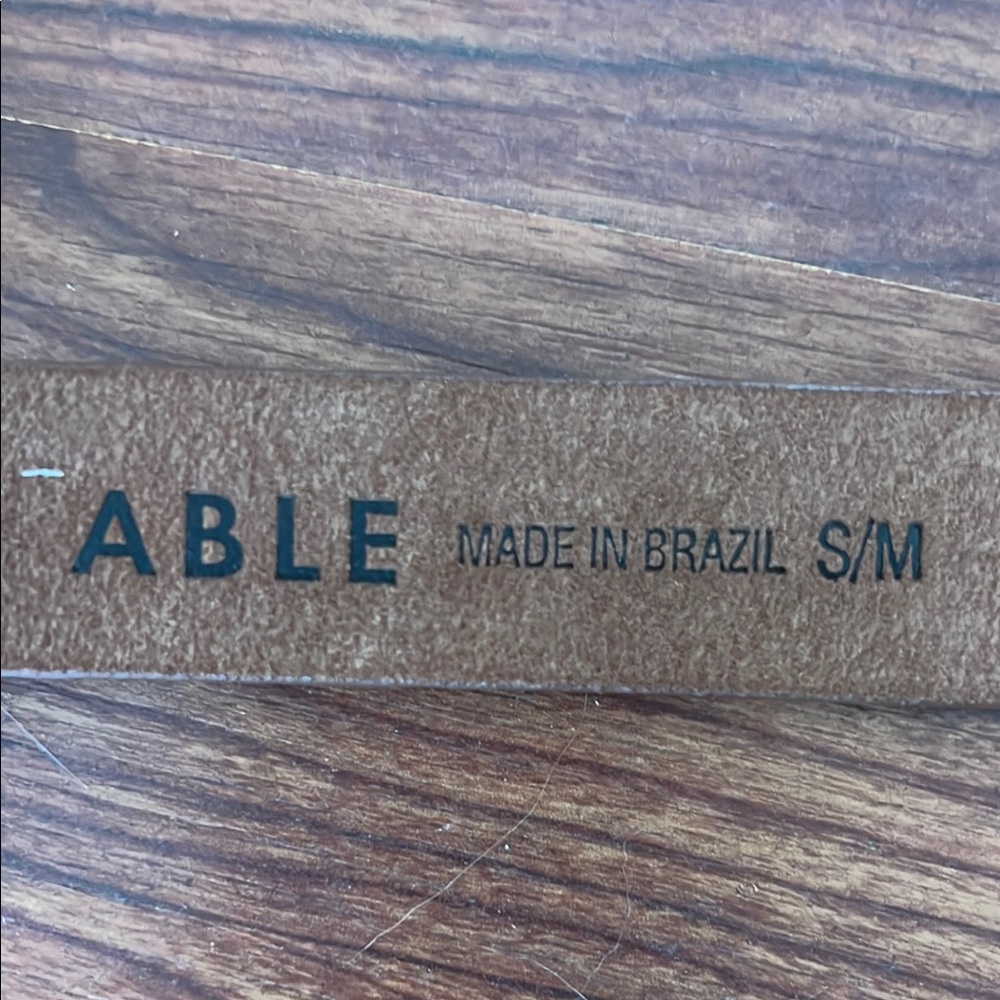 ABLE Roseli Leather Belt - Picture 2 of 2